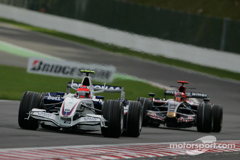 Robert Kubica, BMW Sauber F1 Team , Grand Prix Belgii 2007, Vitantonio Liuzzi, Scuderia Toro Rosso, STR02