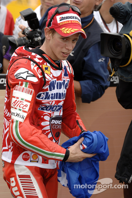 Святкування чемпіона MotoGP 2007 Кейсі Стоунера