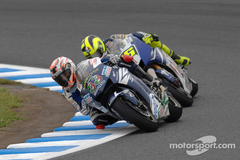 Marco Melandri y Valentino Rossi