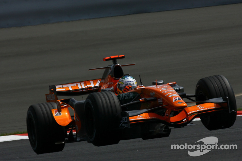 #20: Adrian Sutil, Spyker F1 Team, F8-VII