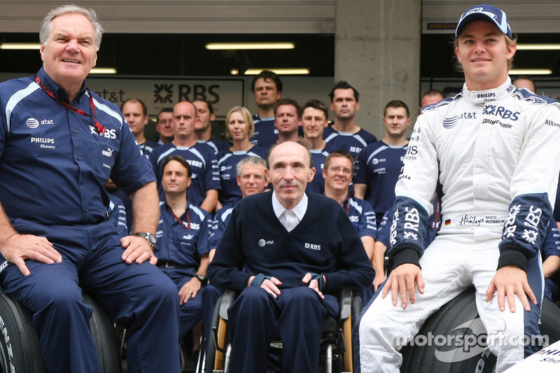 Williams F1 Team, Foto del equipo, Patrick Head, WilliamsF1 Team, Director de ingeniería, equipo Wil
