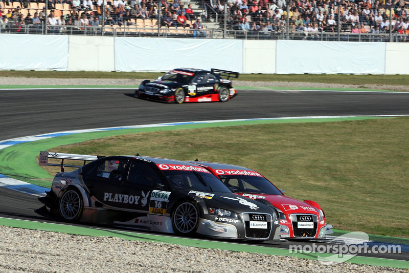 Christian Abt, Audi Sport Team Phoenix, Audi A4 DTM y Mike Rockenfeller, Audi Sport Team Rosberg, 