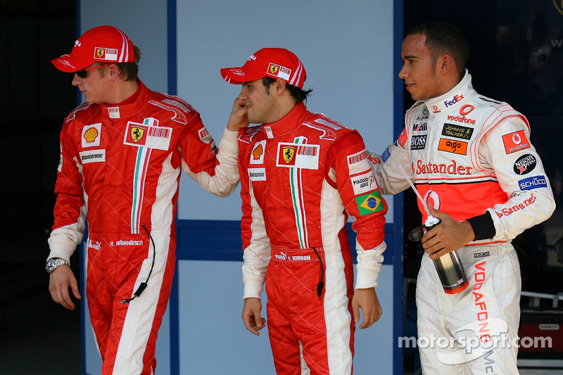 Pole: Kazanan Felipe Massa ve 2. Lewis Hamilton ve 3. Kimi Raikkonen