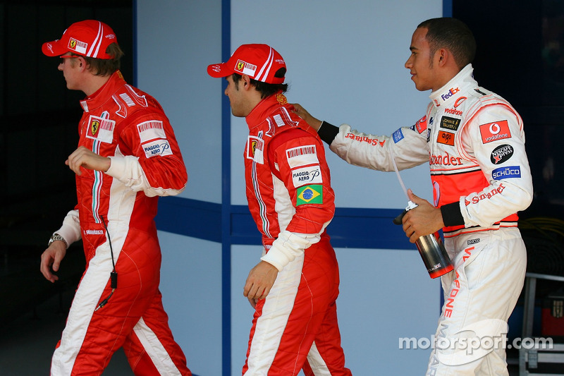 Pole: Kazanan Felipe Massa ve 2. Lewis Hamilton ve 3. Kimi Raikkonen