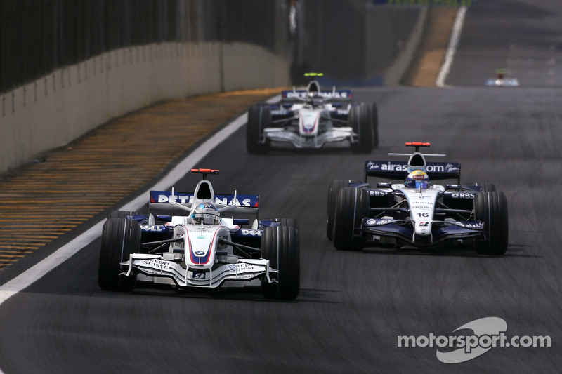 Nick Heidfeld, Nico Rosberg, Robert Kubica, Grand Prix Brazylii 2007