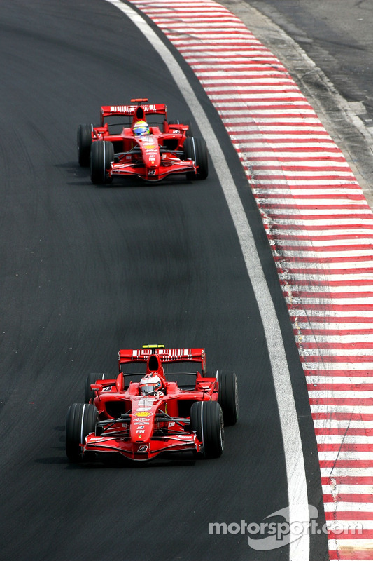 Kimi Raikkonen, Scuderia Ferrari, Felipe Massa, Scuderia Ferrari