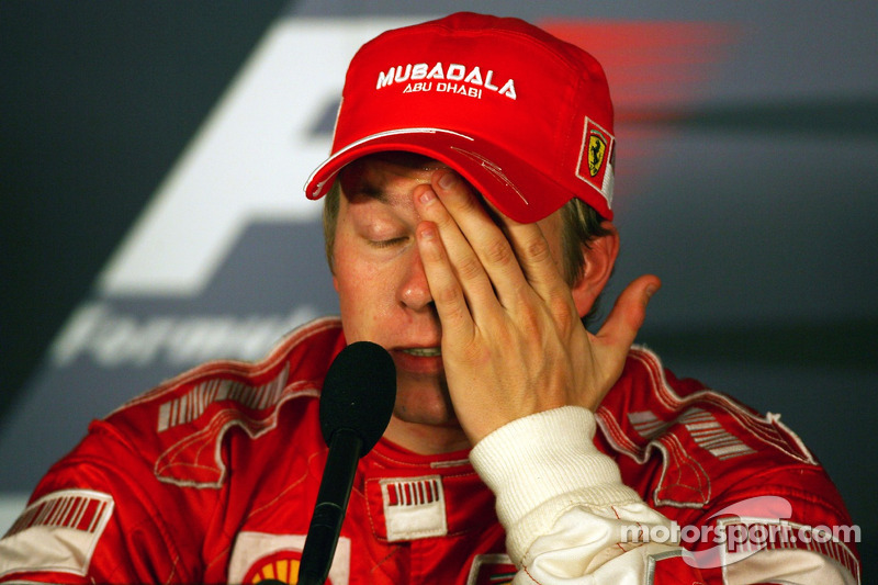 basın toplantısı: Yarış galibi ve 2007 Dünya Şampiyonu Kimi Raikkonen