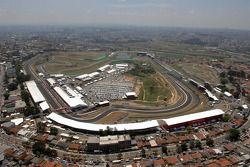 Aerial view of Interlagos