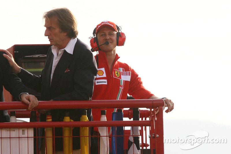 Michael Schumacher et Luca di Montezemolo