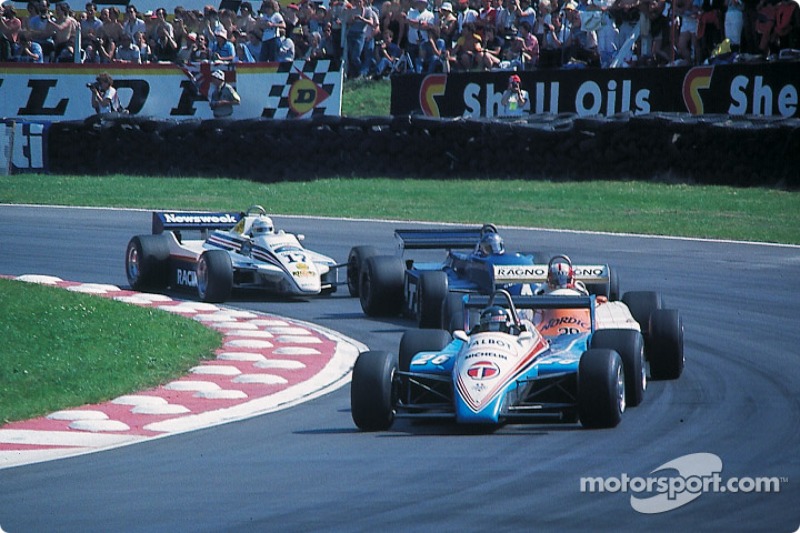 Jacques Laffite leads Marc Surer, Brian Henton and Jochen Mass