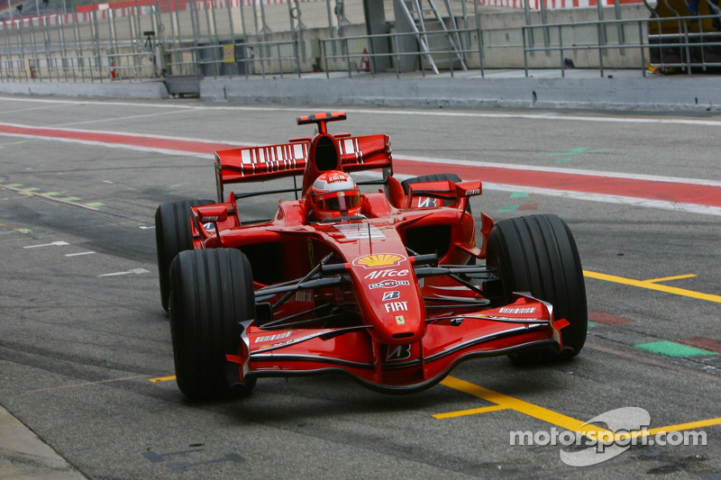 Michael Schumacher, Test Pilotu, Scuderia Ferrari, F2007