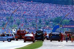 Unfall in der Tamburello: Ayrton Senna, Williams FW16