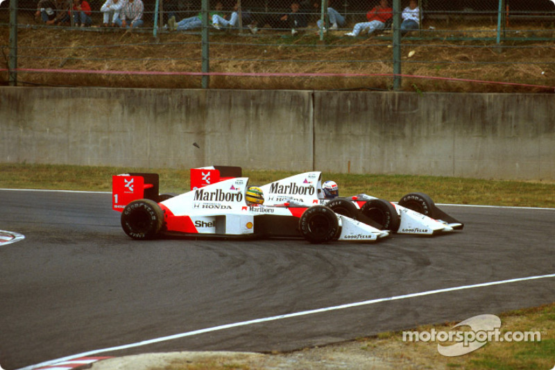 Prost provoca batida em Senna e leva o título de 1989