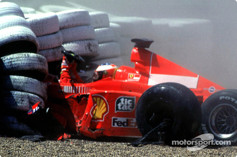 Choque de Michael Schumacher