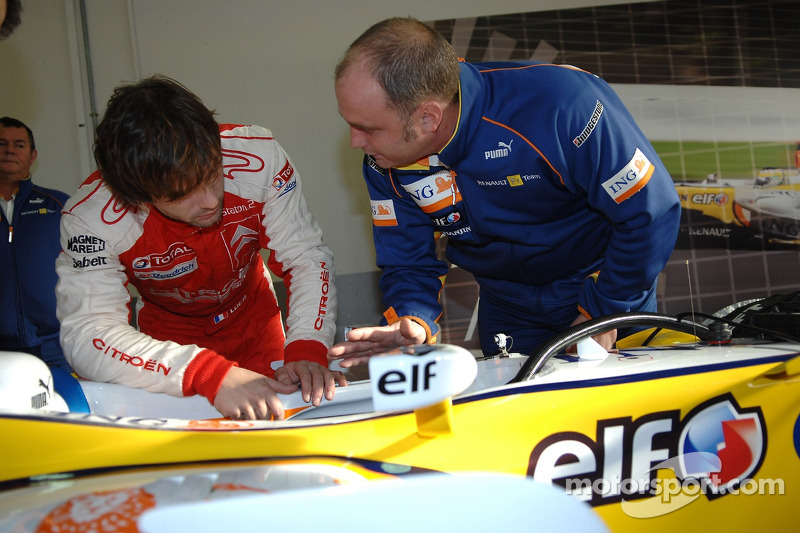 Sébastien Loeb au volant d'une Renault en 2007