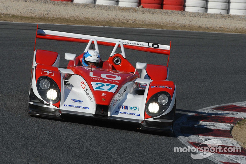 Fredy Lienhard shakes down the Horag Racing Porsche RS Spyder