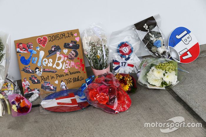 Merecidos homenajes a Jules Bianchi