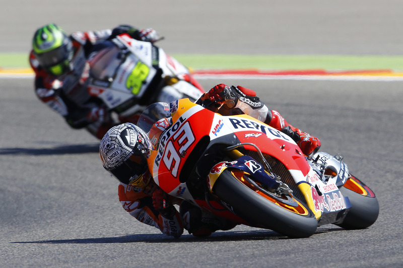 Marc Marquez, Repsol Honda Team e Cal Crutchlow, Team LCR Honda