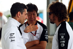 Andrea Stella, ingegnere McLaren con Fernando Alonso, McLaren