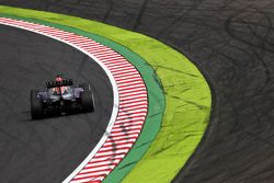 Daniel Ricciardo, de Red Bull Racing RB11 sacando chispas