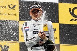 Podium: third place Pascal Wehrlein, HWA AG Mercedes-AMG