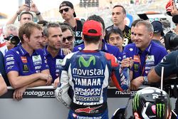 Second place qualifier Jorge Lorenzo, Yamaha Factory Racing