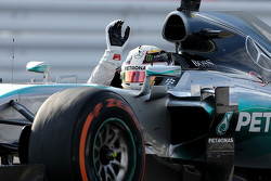 Ganador de la carrera Lewis Hamilton, Mercedes AMG F1 W06