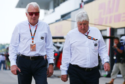 Charlie Whiting, FIA Delegate with Herbie Blash, FIA Delegate
