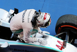 Race winner Lewis Hamilton, Mercedes AMG F1