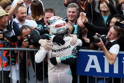 Race winner Lewis Hamilton, Mercedes AMG F1