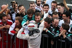 Race winner Lewis Hamilton, Mercedes AMG F1