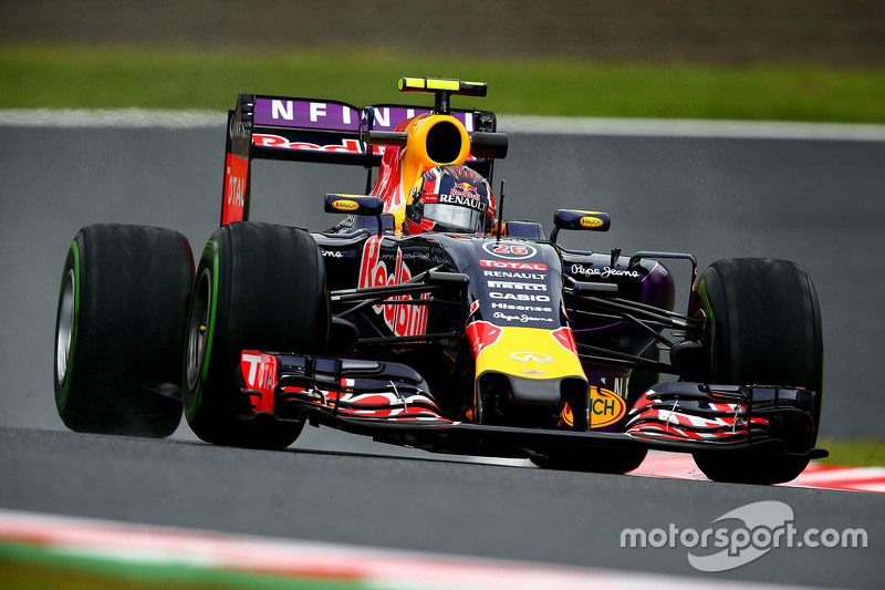 2015 год. За рулем болида (RB11) на первой пятничной тренировке
