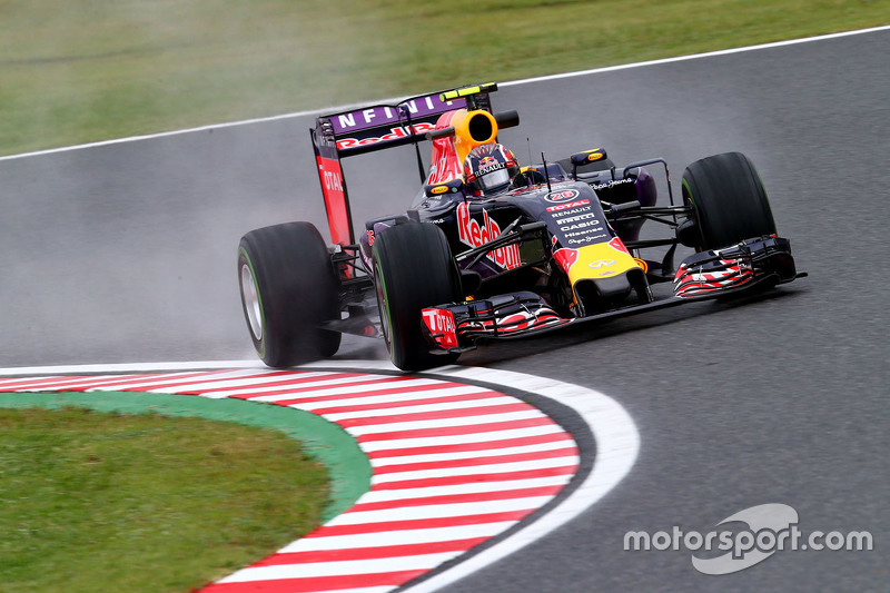 2015 год. За рулем болида (RB11) на первой пятничной тренировке