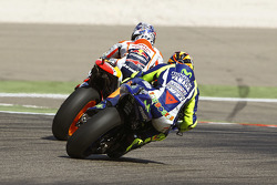 Dani Pedrosa, Repsol Honda Team et Valentino Rossi, Yamaha Factory Racing