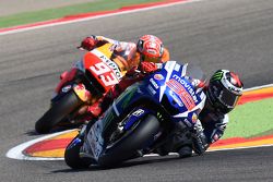 Jorge Lorenzo, Yamaha Factory Racing and Marc Marquez, Repsol Honda Team