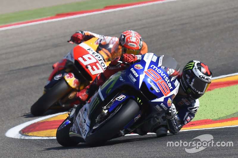 Jorge Lorenzo, Yamaha Factory Racing y Marc Marquez, Repsol Honda Team