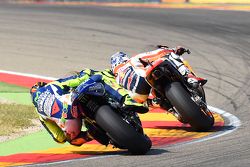 Dani Pedrosa, Repsol Honda Team and Valentino Rossi, Yamaha Factory Racing