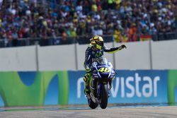 Il terzo classificato Valentino Rossi, Yamaha Factory Racing