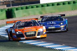 #100 MS Racing, Audi R8 LMS ultra: Daniel Dobitsch, Edward Sandström