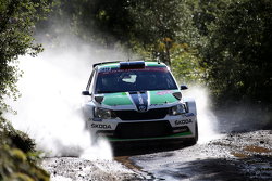 Pontus Tidemand and Emil Axelsson, Skoda Motorsport Skoda Fabia R5