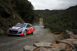 Kevin Abbring en Sebastian Marshall, Hyundai i20 WRC, Hyundai Motorsport