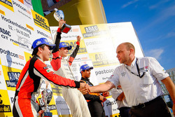 Podium: winner Louis Deletraz, Josef Kaufmann Racing, second place Ukyo Sasahara, ART Junior Team, third place Jehan Daruvala, Fortec Motorsports