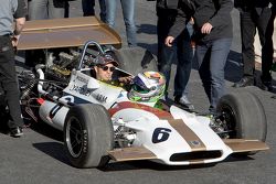 Sergio Pérez , Yardley BRM P153 estrena la pista del Autódromo Hermanos Rodríguez