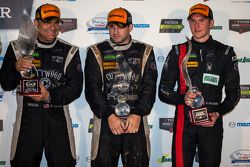 PC winners #52 PR1 Mathiasen Motorsports Oreca FLM09: Mike Guasch, Tom Kimber-Smith, Andrew Palmer