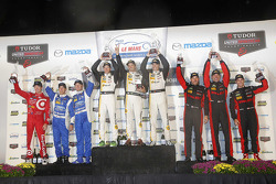 P podium: winners Sébastien Bourdais, Christian Fittipaldi, Joao Barbosa, second place Scott Pruett, Joey Hand, Scott Dixon, third place Eric Curran, Dane Cameron, Max Papis