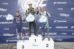 Winner Tanner Foust, Andretti Autosport Volkswagen. Second place Scott Speed, Andretti Autosport Volkswagen. Third place Joni Wiman, Olsbergs MSE Ford