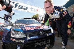 Winner Jari-Matti Latvala, Volkswagen Motorsport