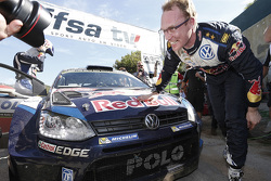 Le vainqueur Jari-Matti Latvala, Volkswagen Motorsport