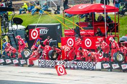 Chip Ganassi Racing prepare for a pitstop