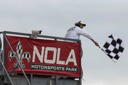 NOLA checkered flag